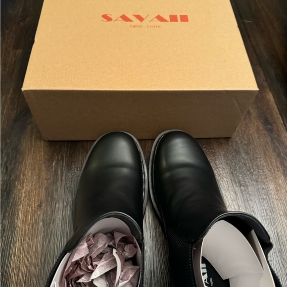 Black Ankle Boots Women’s Size 9 - Picture 4 of 6